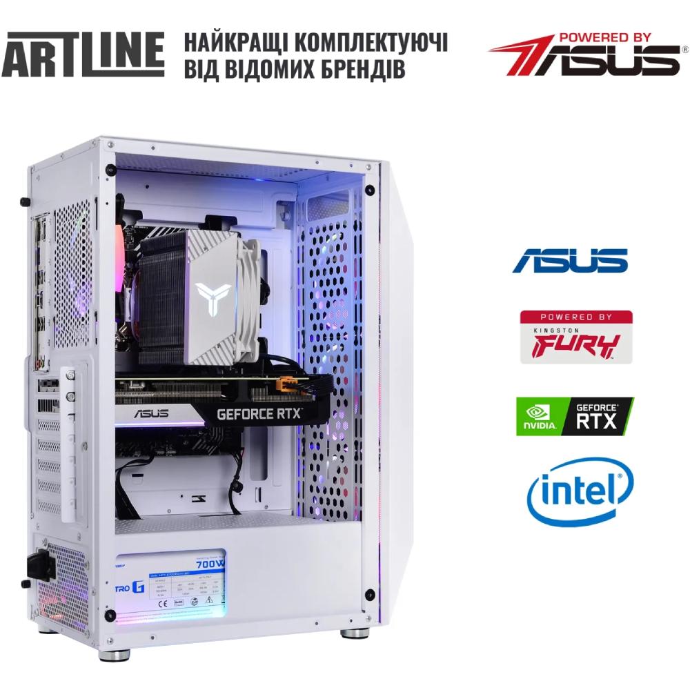 Зовнішній вигляд Комп'ютер ARTLINE Gaming X75WHITE (X75WHITEv68)