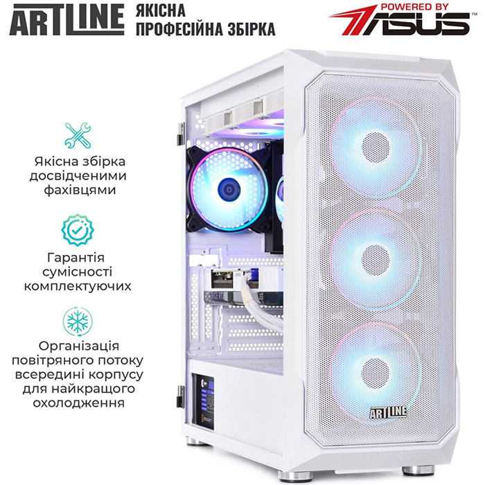 Комп'ютер ARTLINE Gaming X93WHITE Windows 11 Home (X93WHITEv07Win) Модель процесора 13900KF