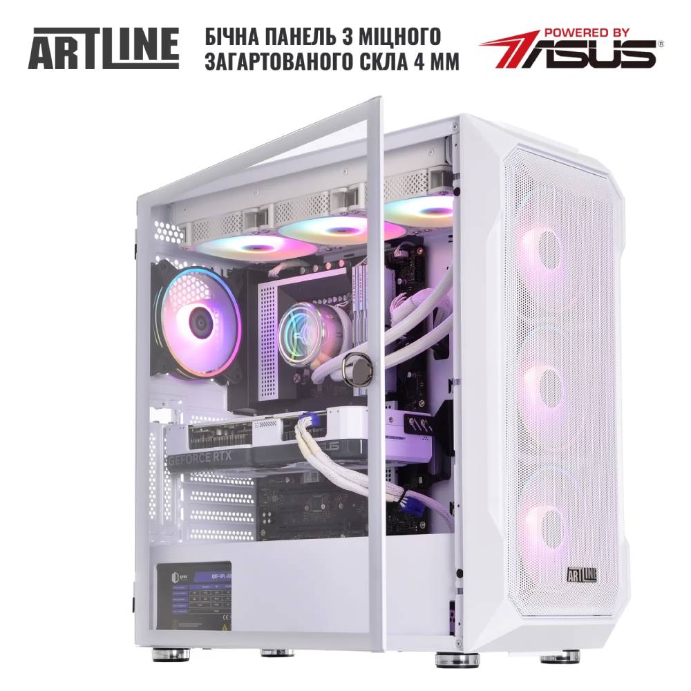 Зовнішній вигляд Комп'ютер ARTLINE Gaming X99WHITE Windows 11 Home (X99WHITEv08Win)