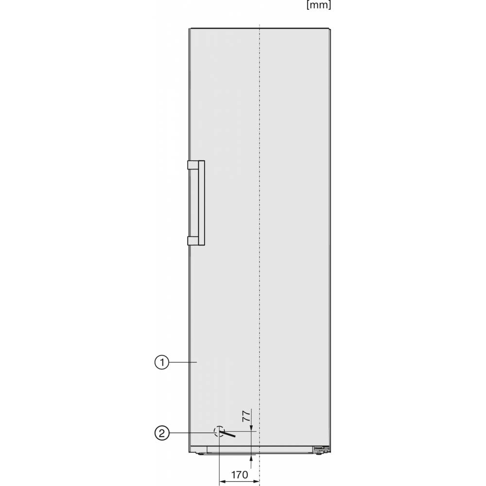 Морозильна камера MIELE FN 4772 E ws (37477254OER) Корисний об’єм 271