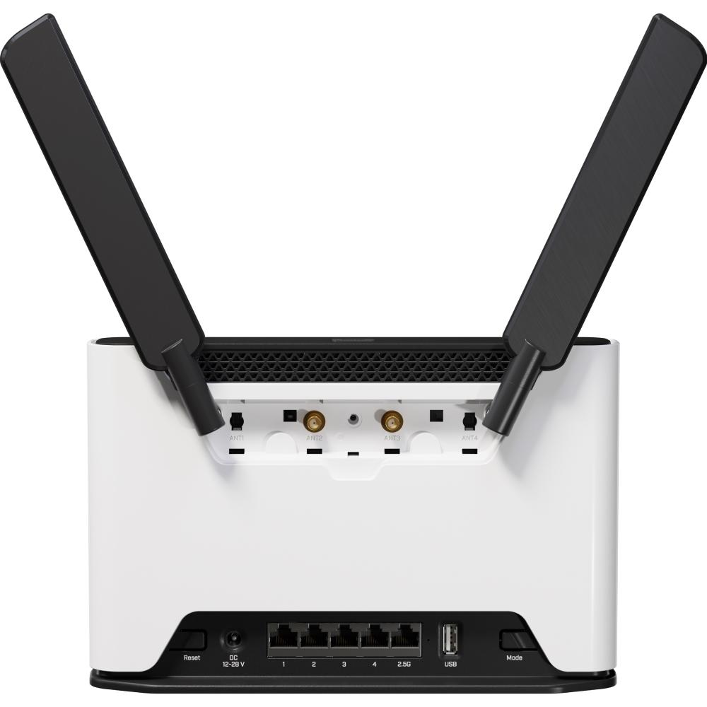 Wi-Fi роутер MIKROTIK Chateau LTE6 AX (S53UG+5HaxD2HaxD-TC&FG621-EA) Додатково процесор: Qualcomm IPQ-6010, 4 ядра, 1.8 ГГц; оперативна пам'ять: 1024 Мб