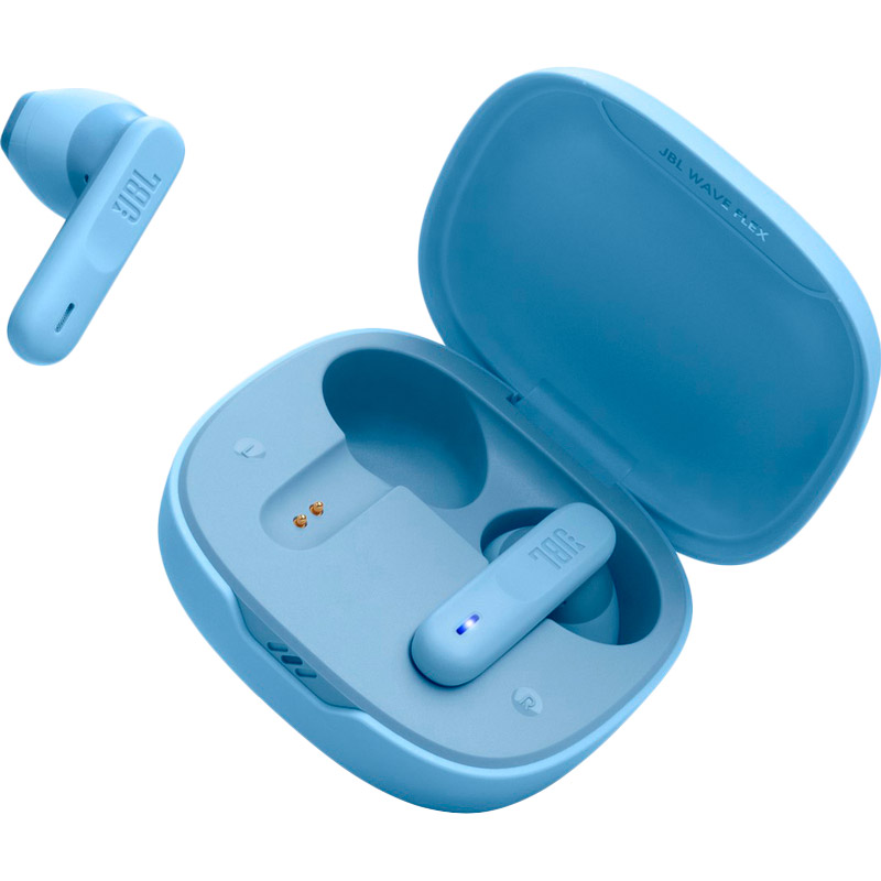 Зовнішній вигляд Гарнітура JBL WAVE FLEX Blue (JBLWFLEXBLU)