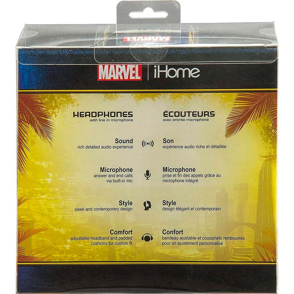 Фото Гарнітура eKids iHome MARVEL Black Panther Mic (VI-M40BP.FXV8M)