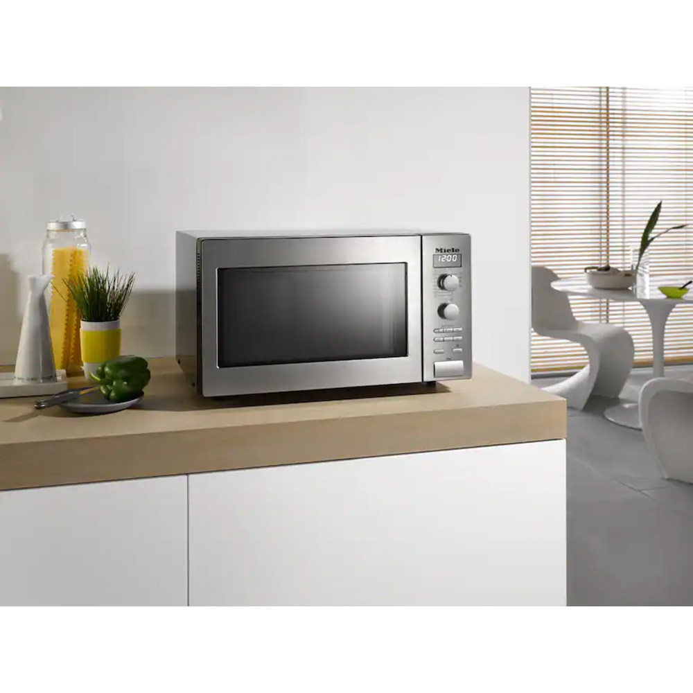 Микроволновая печь MIELE M 6012 SC CleanSteel (24601250RU) Мощность микроволн 900