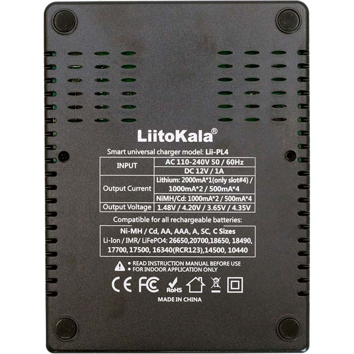 Внешний вид Зарядное устройство LIITOKALA Lii-PL4