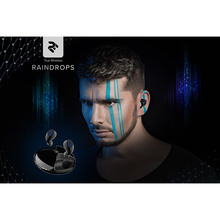 Гарнітура 2E RainDrops True Wireless Waterproof Mic Black (2E-EBTWRDBK)