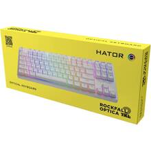 Клавіатура HATOR Rockfall 2 Optica TKL white (HTK-731)