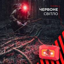 Ліхтар налобний EUROLAM 3W COB Red (HL-3W(red))