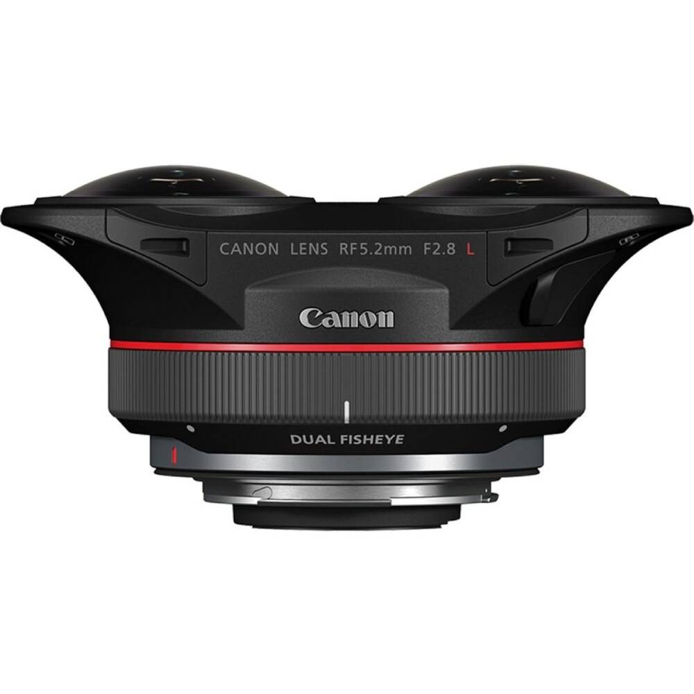 Зовнішній вигляд Об'єктив CANON RF 5.2mm f/2.8 Dual Fisheye (5554C005)