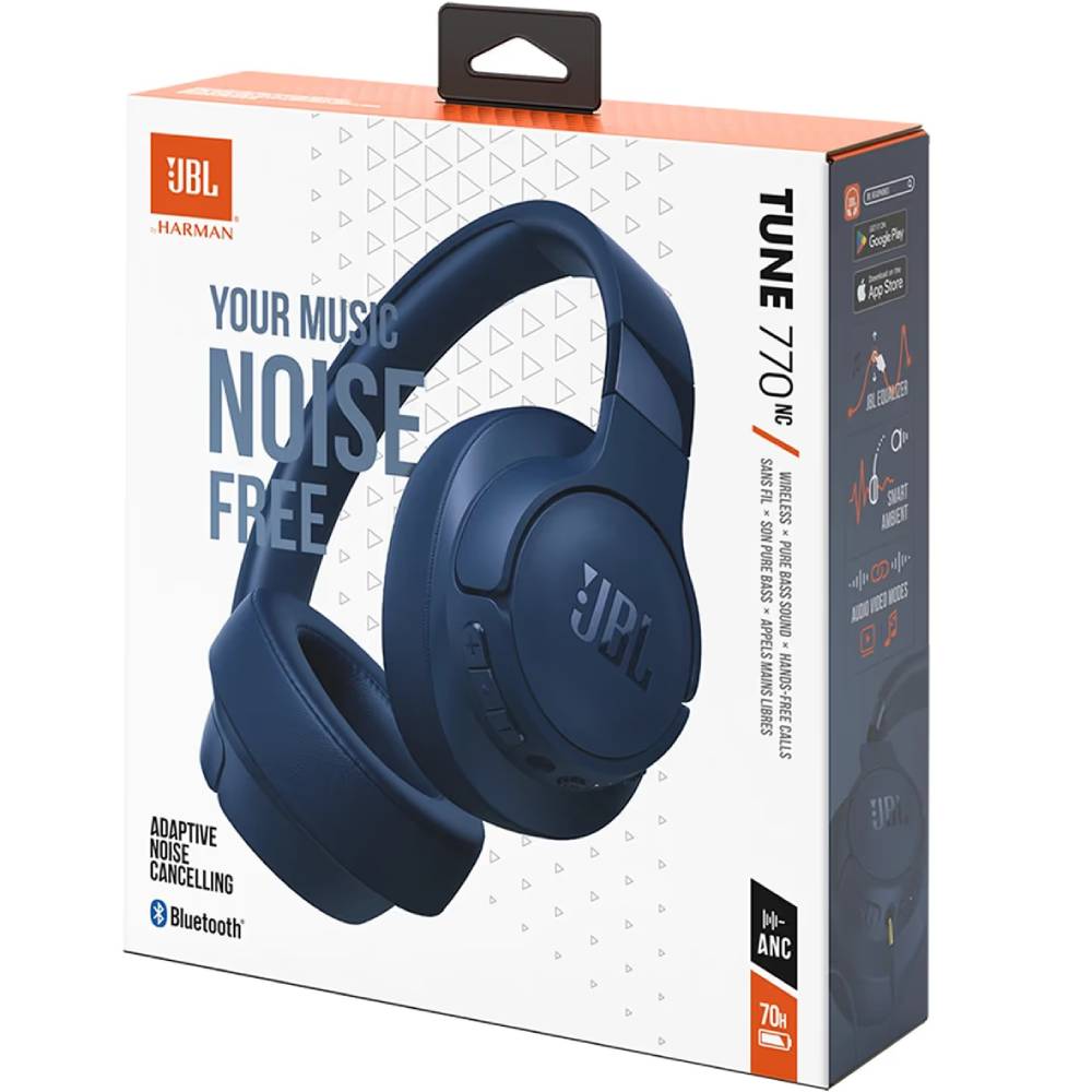 Зовнішній вигляд Гарнітура JBL TUNE 770NC Blue (JBLT770NCBLU)