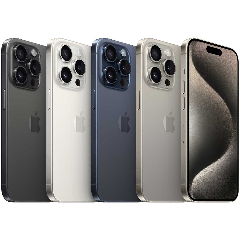 Фото Смартфон APPLE iPhone 15 Pro 256GB White Titanium (MTV43RX/A)