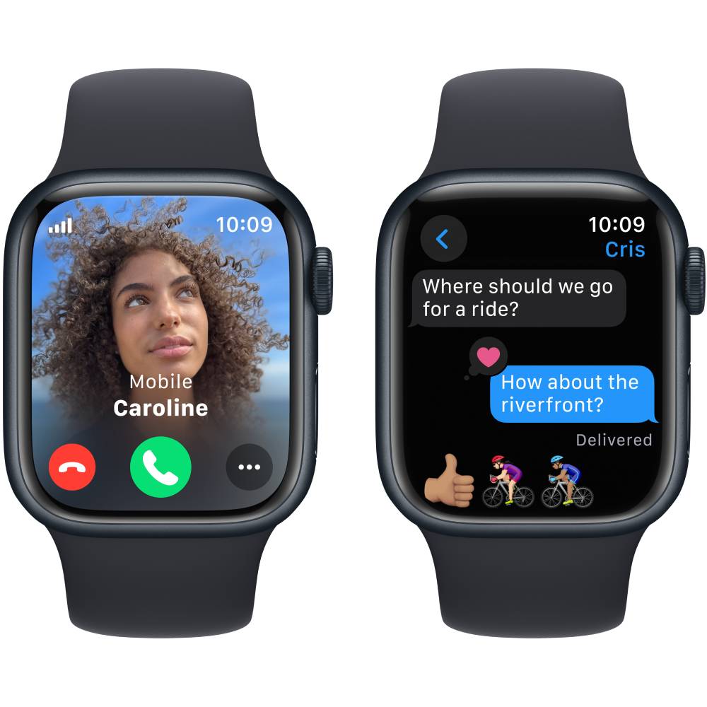 Смарт-часы APPLE Watch Series 9 GPS 41mm Midnight Alum Midnight Sp/b - S/M (MR8W3QP/A) Операционная система Watch OS