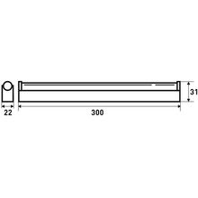 Світильник EUROLAMP LED IP44 6W 4000K T5 (LED-FX(T5)-6/4)