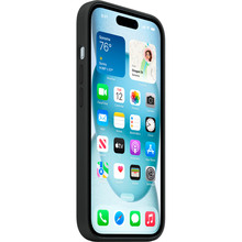 Чехол APPLE для iPhone 15 Silicone Case with MagSafe Black (MT0J3ZM/A)