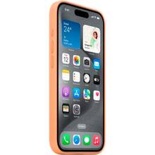 Чехол APPLE для iPhone 15 Pro Silicone Case with MagSafe Orange Sorbet (MT1H3ZM/A)