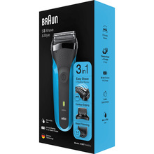 Электробритва BRAUN Series 3 310BT Wet&Dry Black/Blue