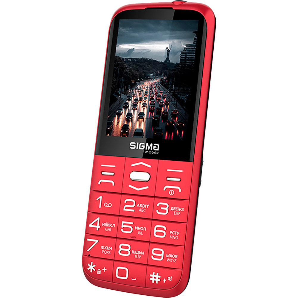 Мобильный телефон SIGMA Comfort 50 Grace Type-C Red Матрица TFT