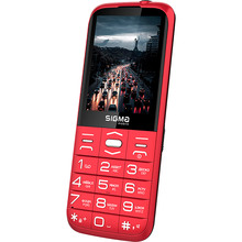 Мобильный телефон SIGMA Comfort 50 Grace Type-C Red
