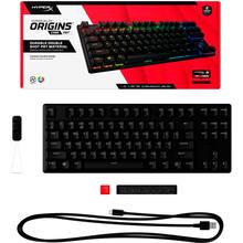 Клавиатура HyperX Alloy Origins Core PBT Red USB RGB ENG/RU Black (639N7AA)