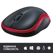 Миша LOGITECH M185 Red (910-002240)