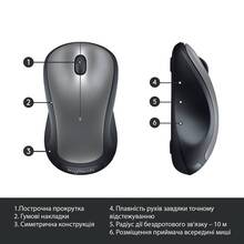 Мышь LOGITECH Wireless Mouse M310 Silver (910-003986)