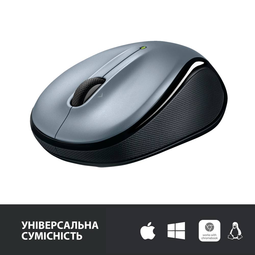 Мышь LOGITECH M325s Wireless Light Silver (910-006813) Тип сенсора оптический