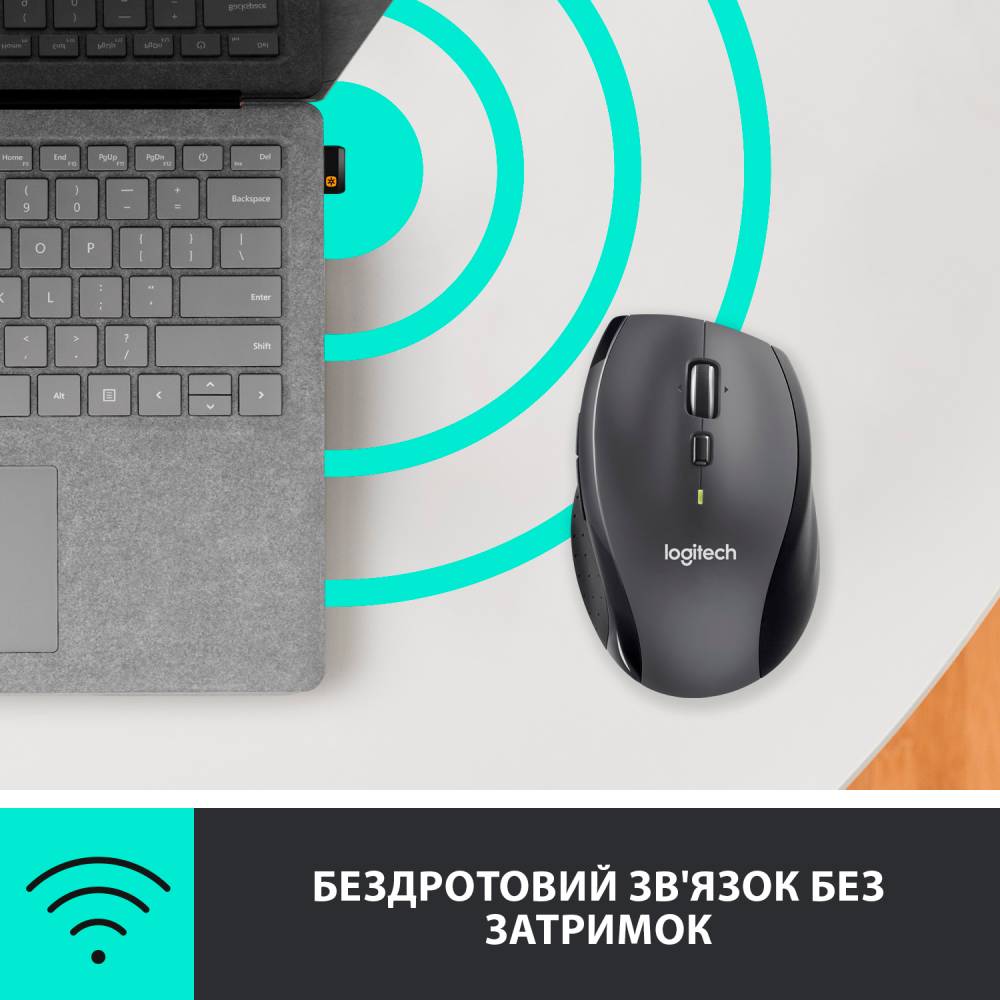 Внешний вид Мышь LOGITECH Wireless Mouse M705