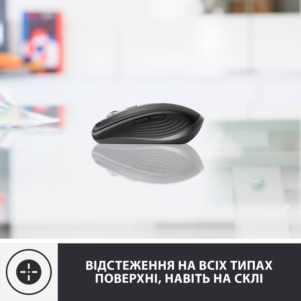 Зовнішній вигляд Миша LOGITECH MX Anywhere 3 Graphite (910-005988)