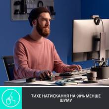 Мышь Logitech MX Master 3S Performance Wireless Mouse Bluetooth Pale Grey (910-006560)