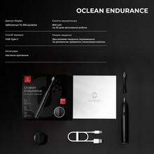 Зубна щітка OCLEAN Endurance Electric Toothbrush Black