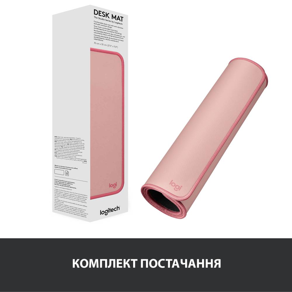 Замовити Килимок LOGITECH Desk Mat Studio Series Darker Rose (956-000053)