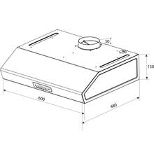 Вытяжка PYRAMIDA WHK 60 WH