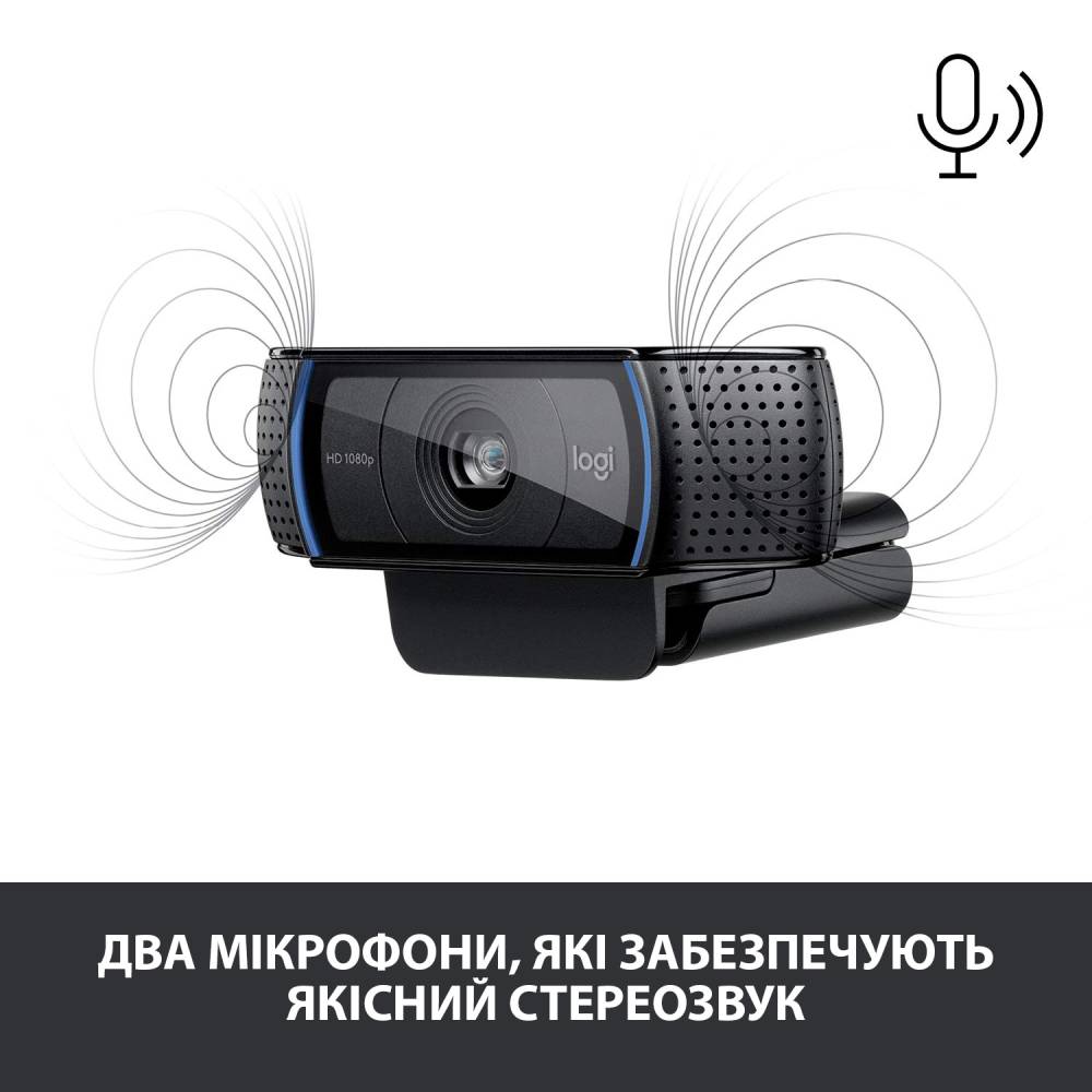 Веб-камера LOGITECH StreamCam Отслеживание лиц 1080p черный