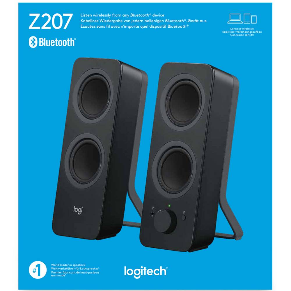 У Фокстрот Колонки LOGITECH Z207 Bluetooth Black (L980-001295)