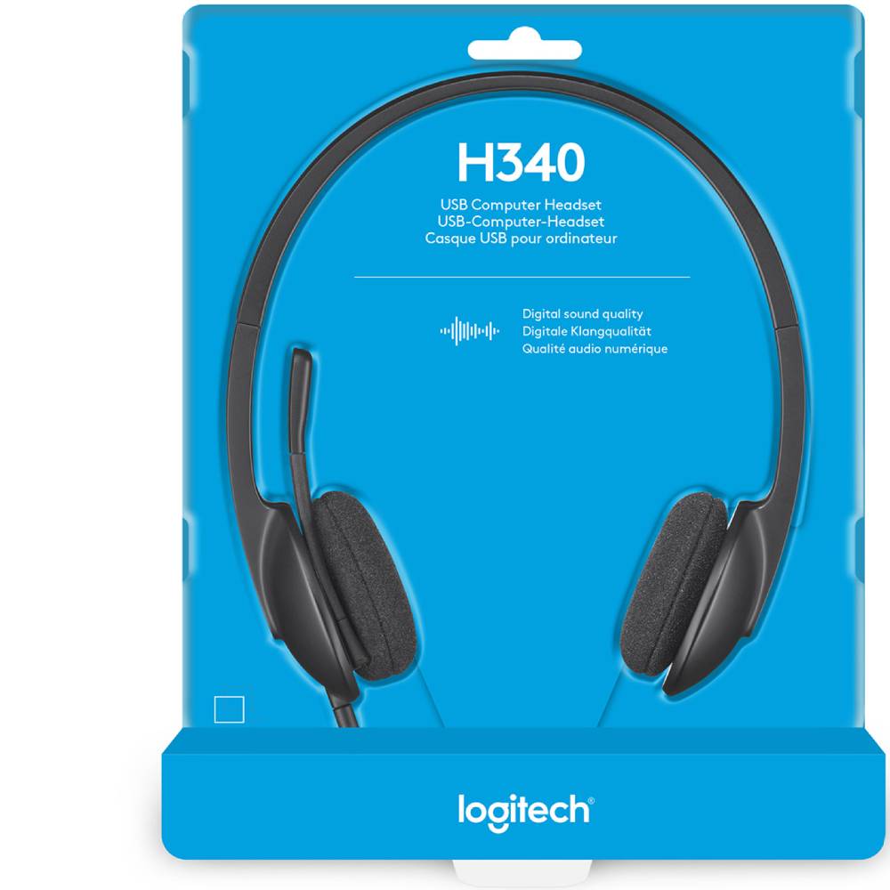 У Фокстрот Гарнітура LOGITECH Stereo Headset H340 (981-000475)