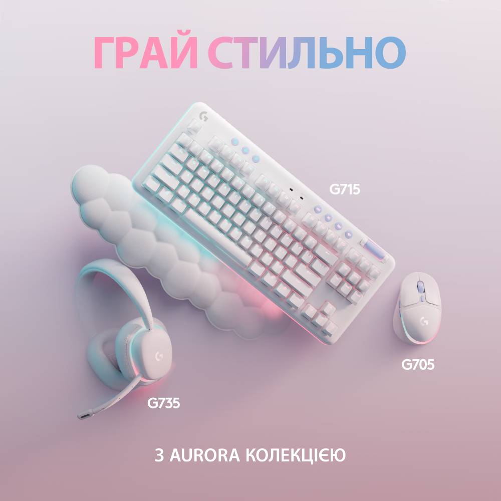 Внешний вид Мышь LOGITECH G705 White (910-006367)