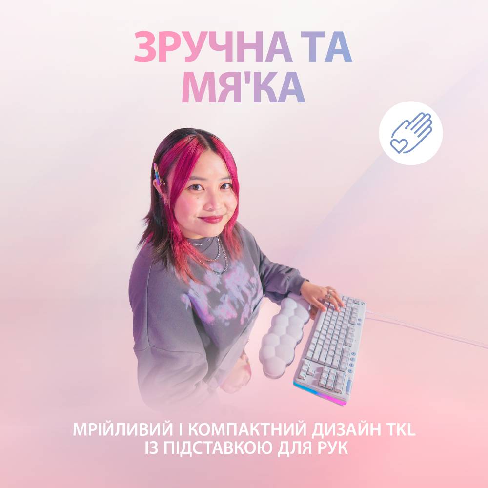 Клавиатура LOGITECH G713 Gaming UA Linear White (920-010678) Комплектация клавиатура