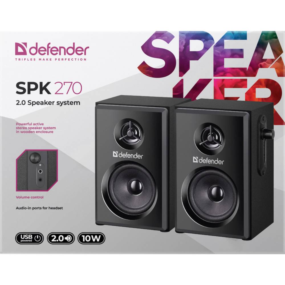 Фото Колонка DEFENDER 2.0 SPK-270 (65270)