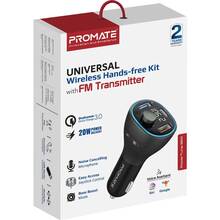 FM-трансмиттер PROMATE PowerTune-38W Black (powertune-38w.black)