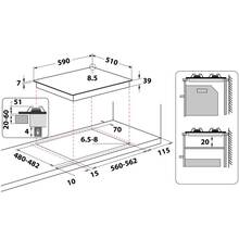 Варочная поверхность WHIRLPOOL GMA 6422/IX