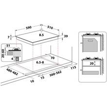 Варочная поверхность WHIRLPOOL GMWL 628/IXL EE