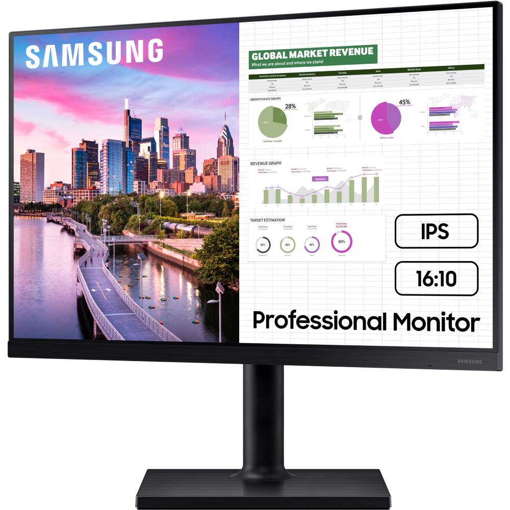 Фото 4 Монітор SAMSUNG 24" LF24T450GYIXCI IPS/FHD/DP/HDMI/DVI/USB*4/Pivot