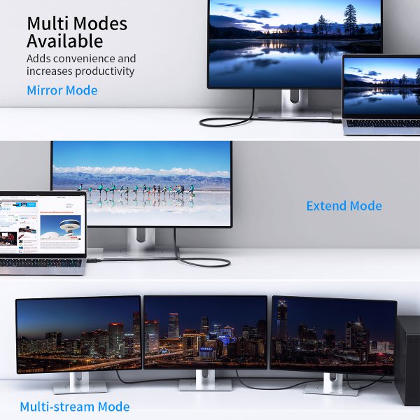 Заказать Кабель CHOETECH DisplayPort V1.4 2 м (XDD01-BK)