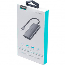Док-станция CHOETECH USB-C 7-в-1 Grey (HUB-M19-GY)