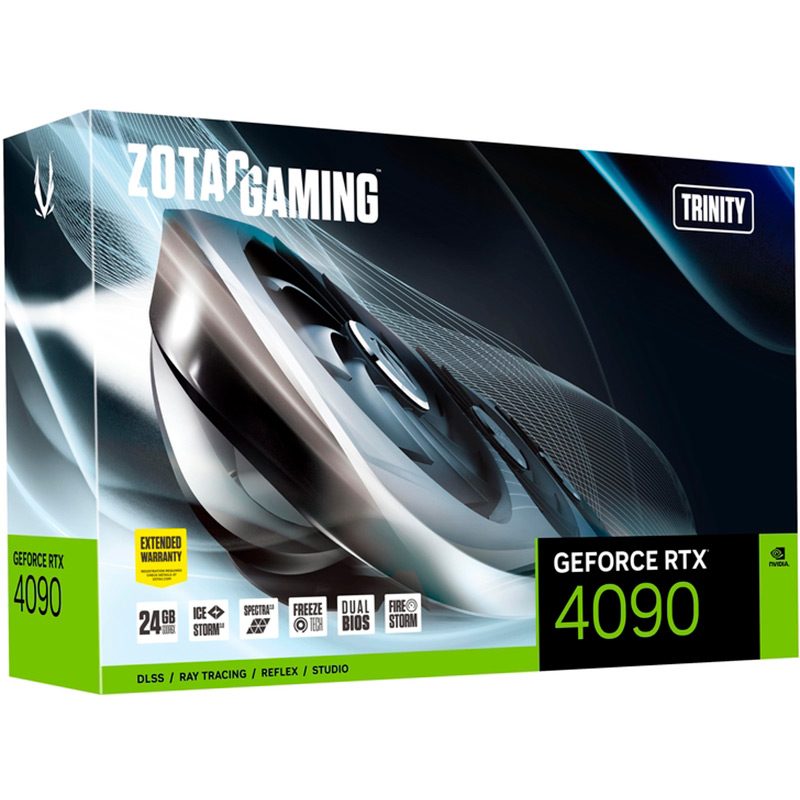 Замовити Відеокарта ZOTAC GeForce RTX 4090 24GB GDDR6X Trinity (ZT-D40900D-10P)