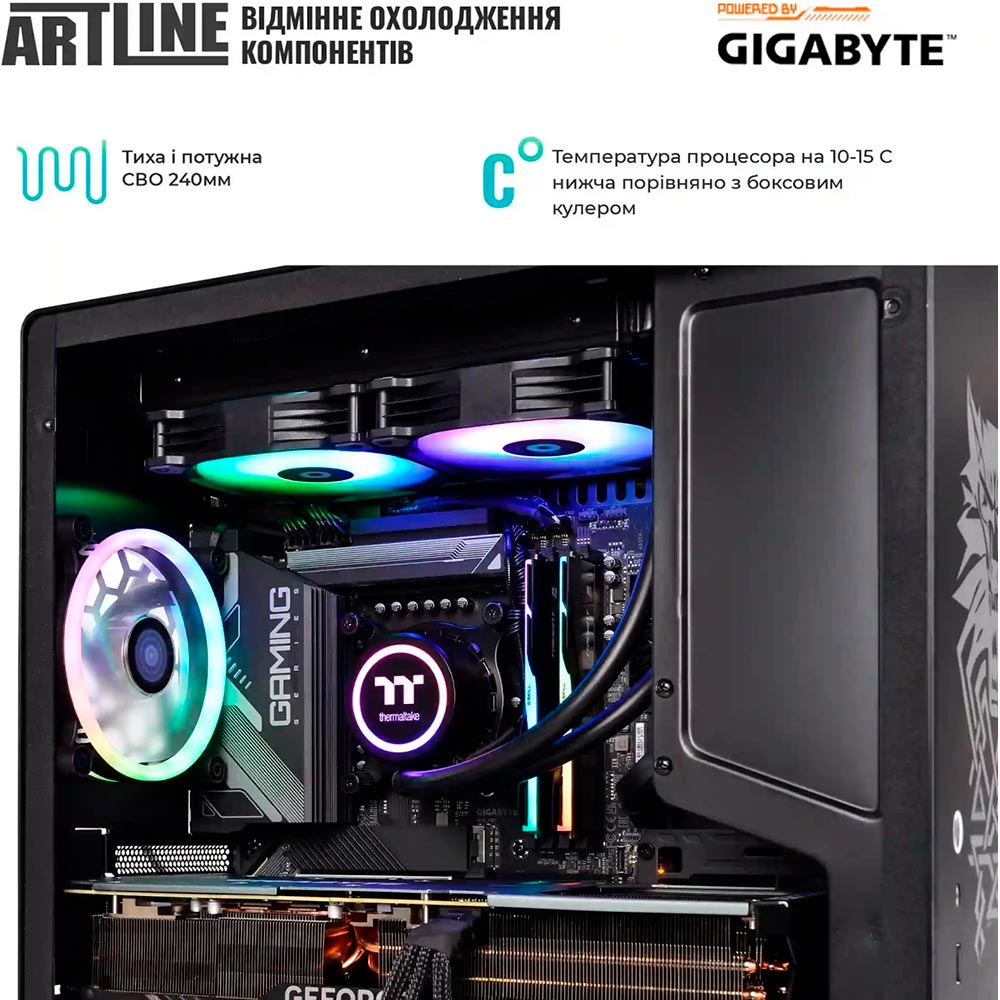 Компьютер ARTLINE Overlord GIGAv39 Чипсет Intel Z690