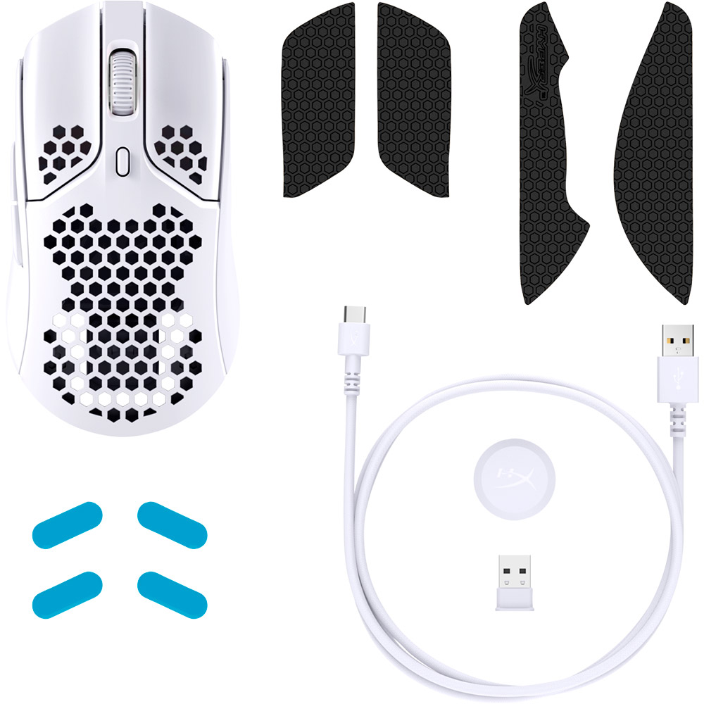 Заказать Мышь HYPERX Pulsefire Haste WL White (4P5D8AA)