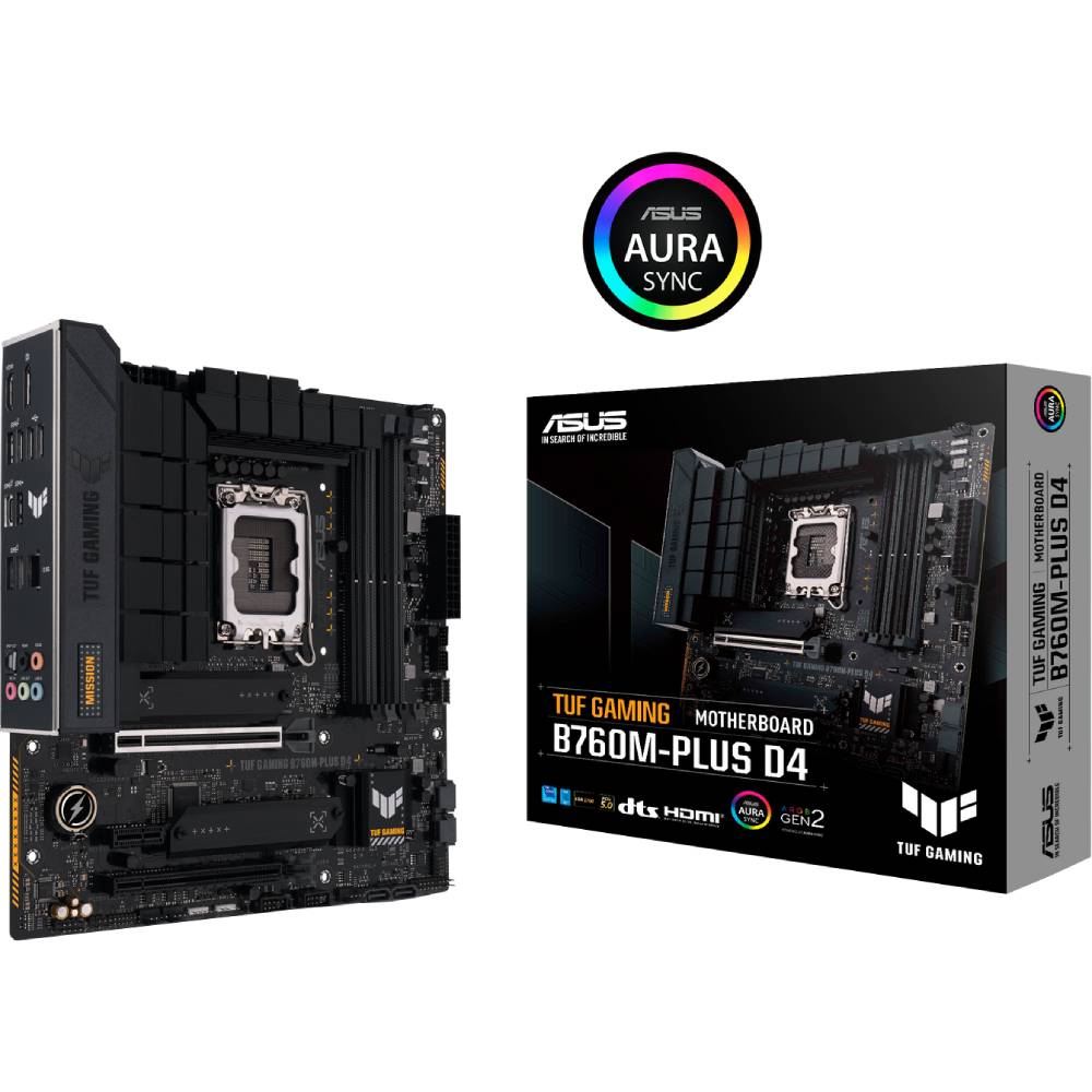 Фото Материнская плата ASUS TUF GAMING B760M-PLUS D4