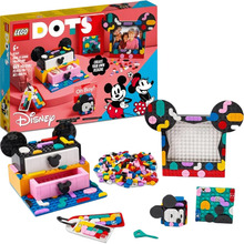 Конструктор LEGO DOTS Коробка Снова в школу с Микки и Минни Маусами 669 деталей (41964)