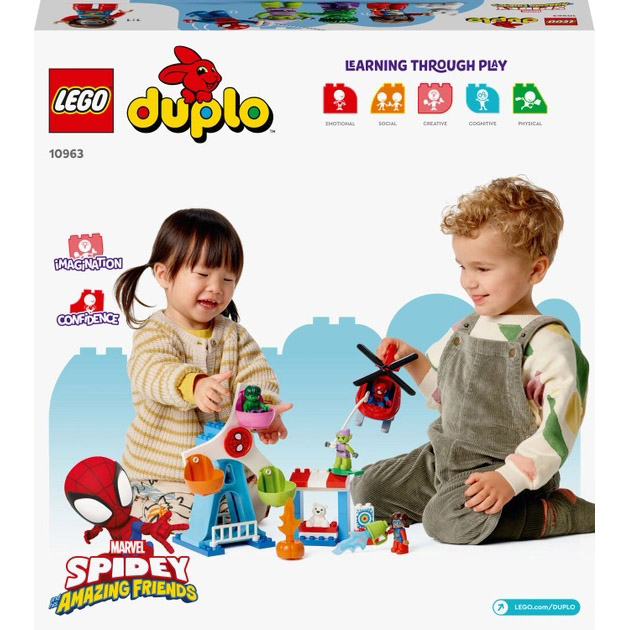 Покупка Конструктор LEGO DUPLO Super Heroes Людина-павук та його друзі: пригоди на ярмарку 41 деталь (10963)